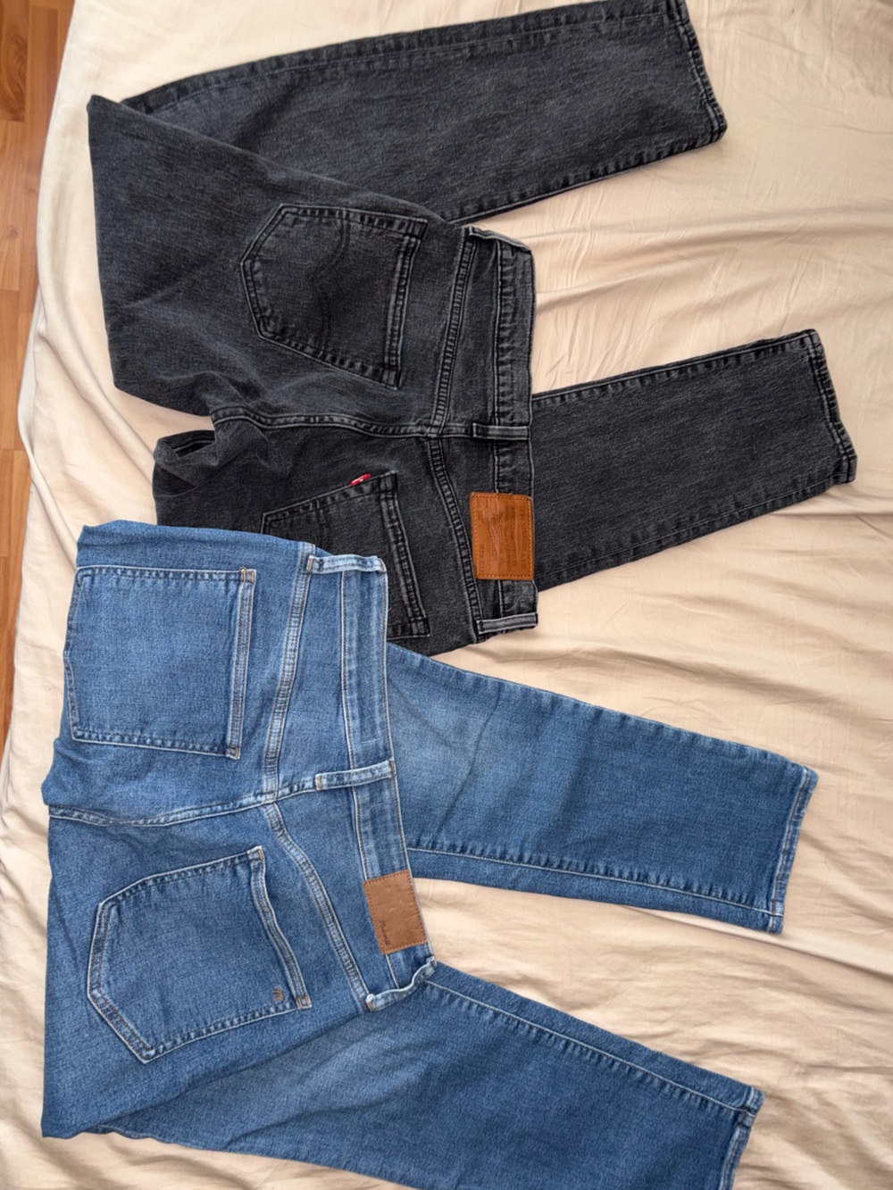 Levis 502s Black + MadeWell The Curvy Perfect Vintage Jeans Bundle, size 29